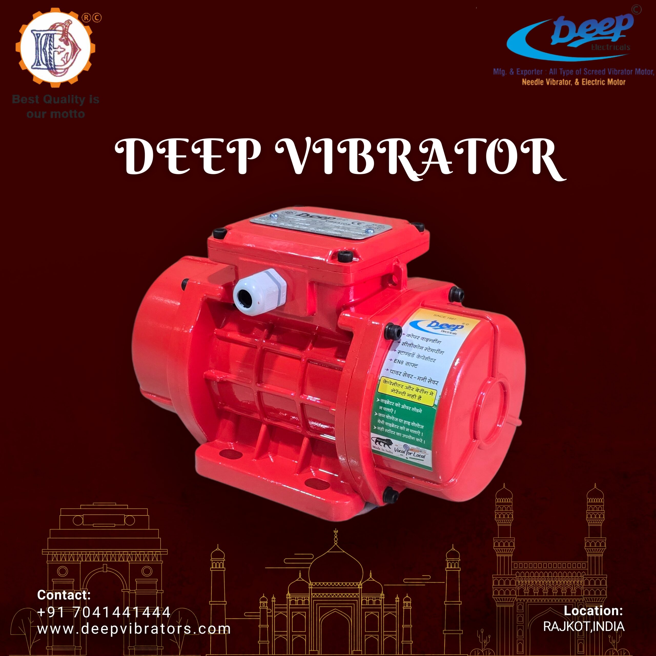 Maroon Vibrant Indian Food Restaurant Promotion Instagram Post